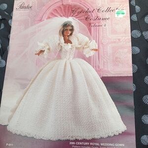 Crochet Collector Costume Vol 4 20th Century Royal Wedding Gown Princess Diana